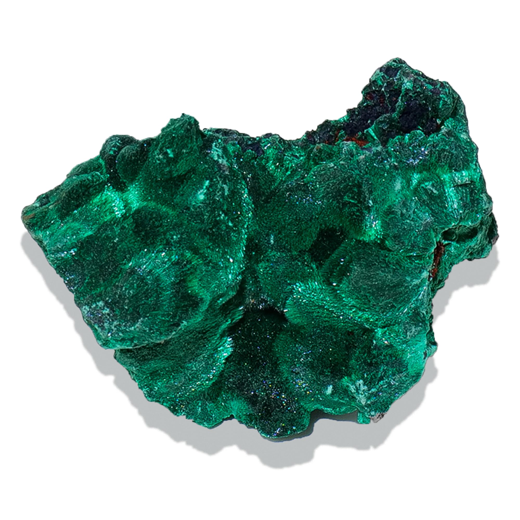 Apengshi Malachite brute 1-2 pouces, parfaite pour méditation et collection