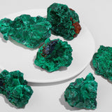 Apengshi Malachite brute pour fontaine et décoration extérieure