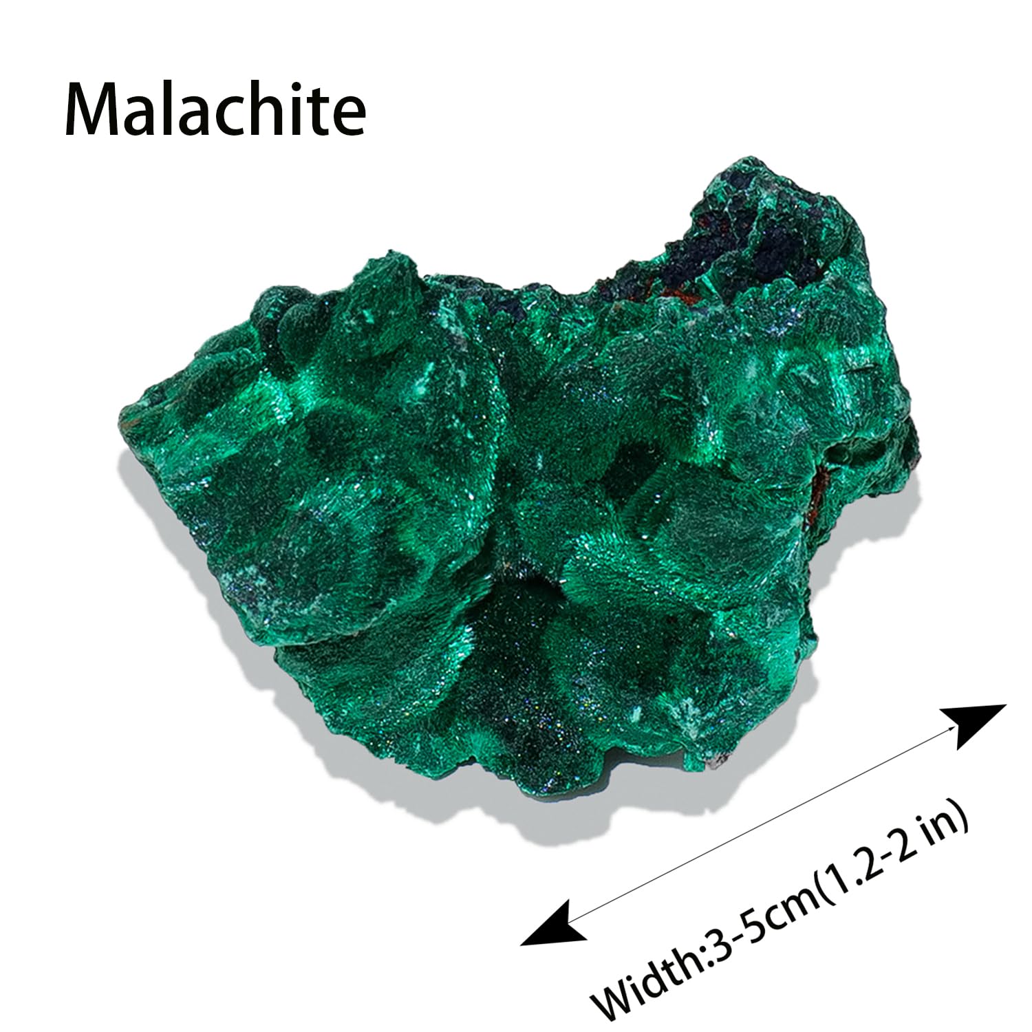Apengshi Malachite brute utilisée en méditation et ambiance apaisante