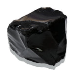 Apengshi obsidienne noire brute, parfaite pour décoration zen et collection personnelle.