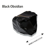 Apengshi obsidienne noire brute, décor intérieur et énergie apaisante.