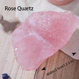 Apengshi quartz rose brut, atelier bijoux pour créations artisanales.