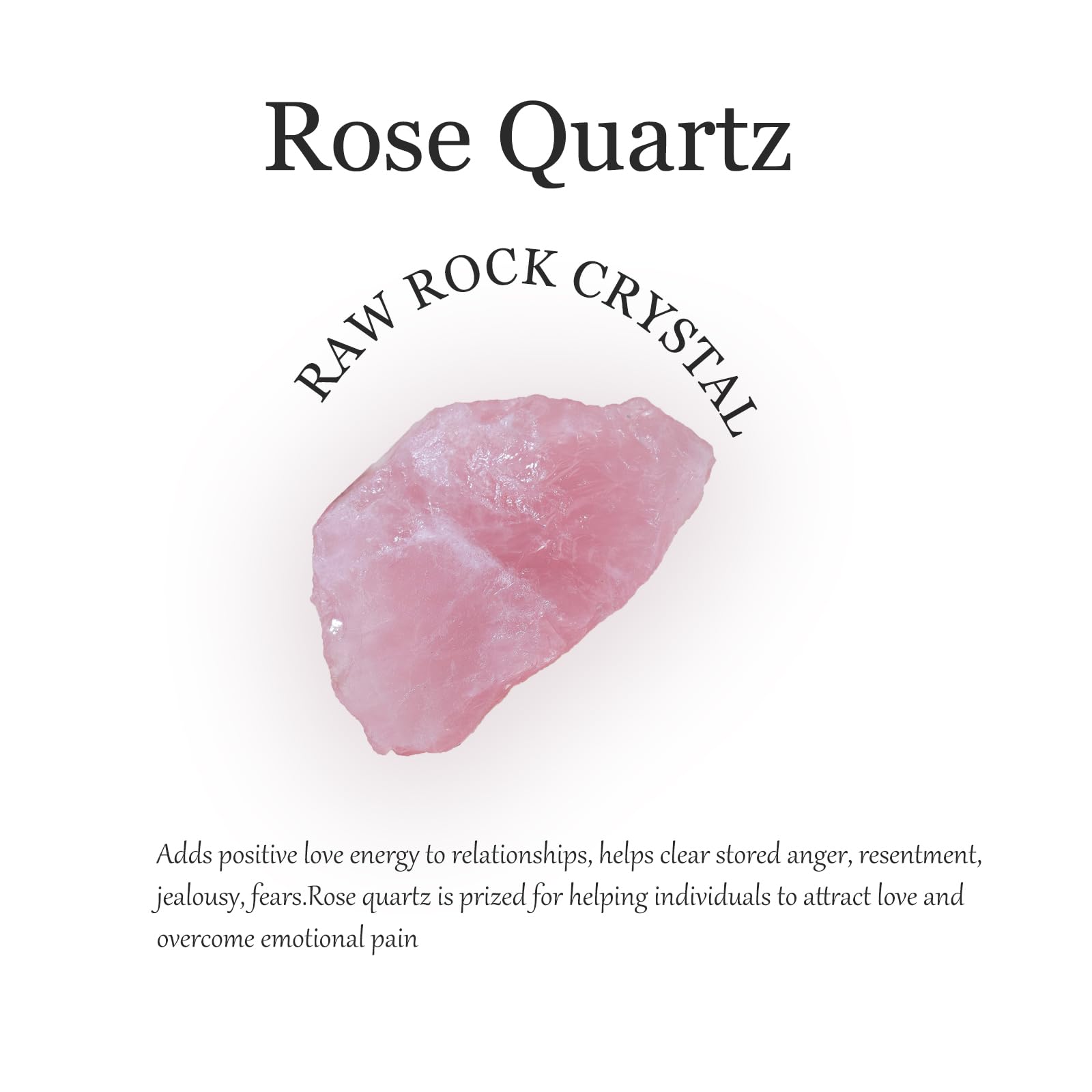 Apengshi quartz rose brut, petite pierre idéale pour méditation et concentration.