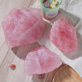 Apengshi quartz rose brut, rituel bien-être pour créer une ambiance calme.