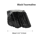 Pierre brute noire Apengshi pour absorber les énergies négatives