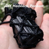 Apengshi Tourmaline noire brute adaptée au jardinage et au bricolage