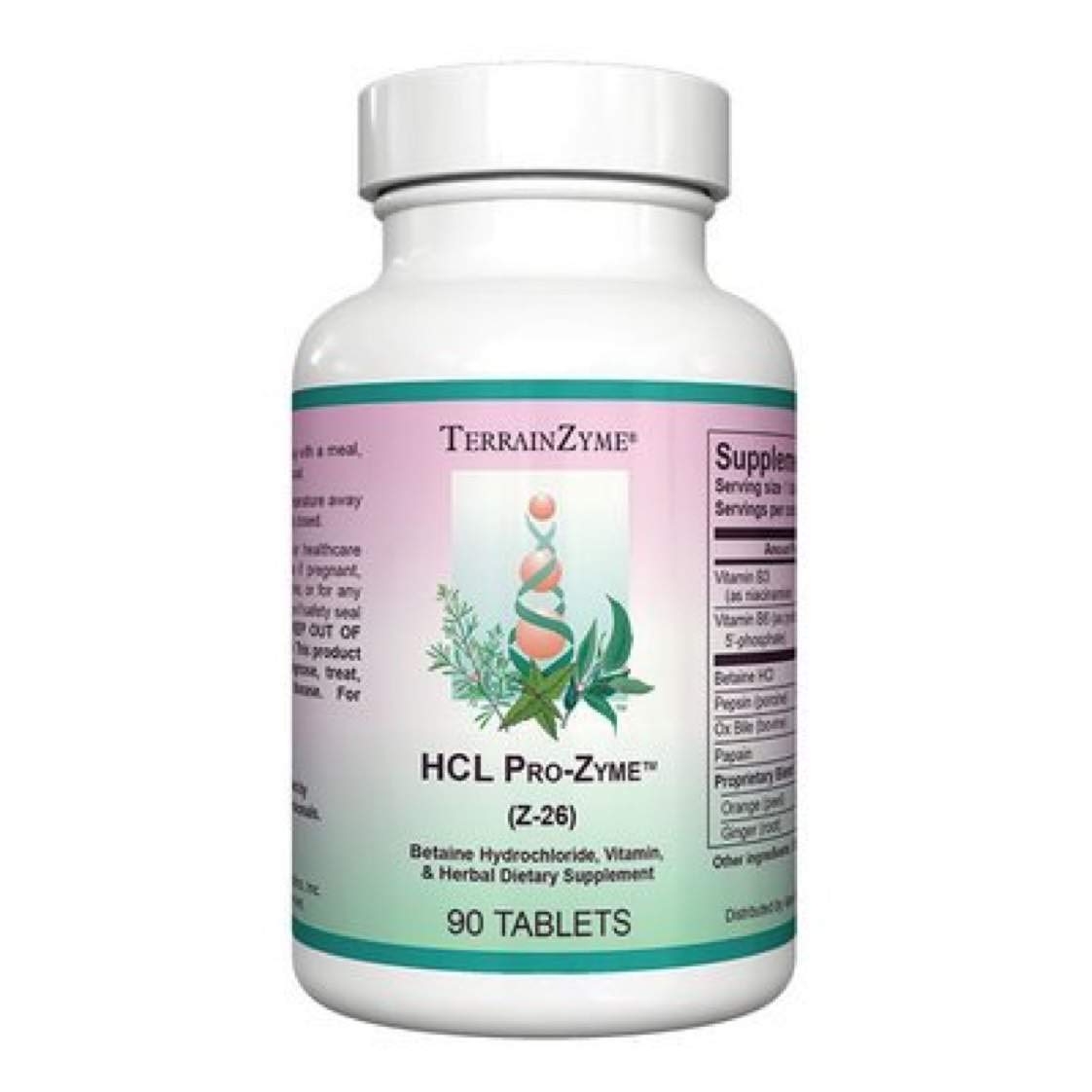 Apex Energetics HCL ProZyme, bouteille: soutien digestif après un repas
