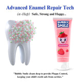 Bubbly Smile: texture lisse pour un brossage agréable et efficace.