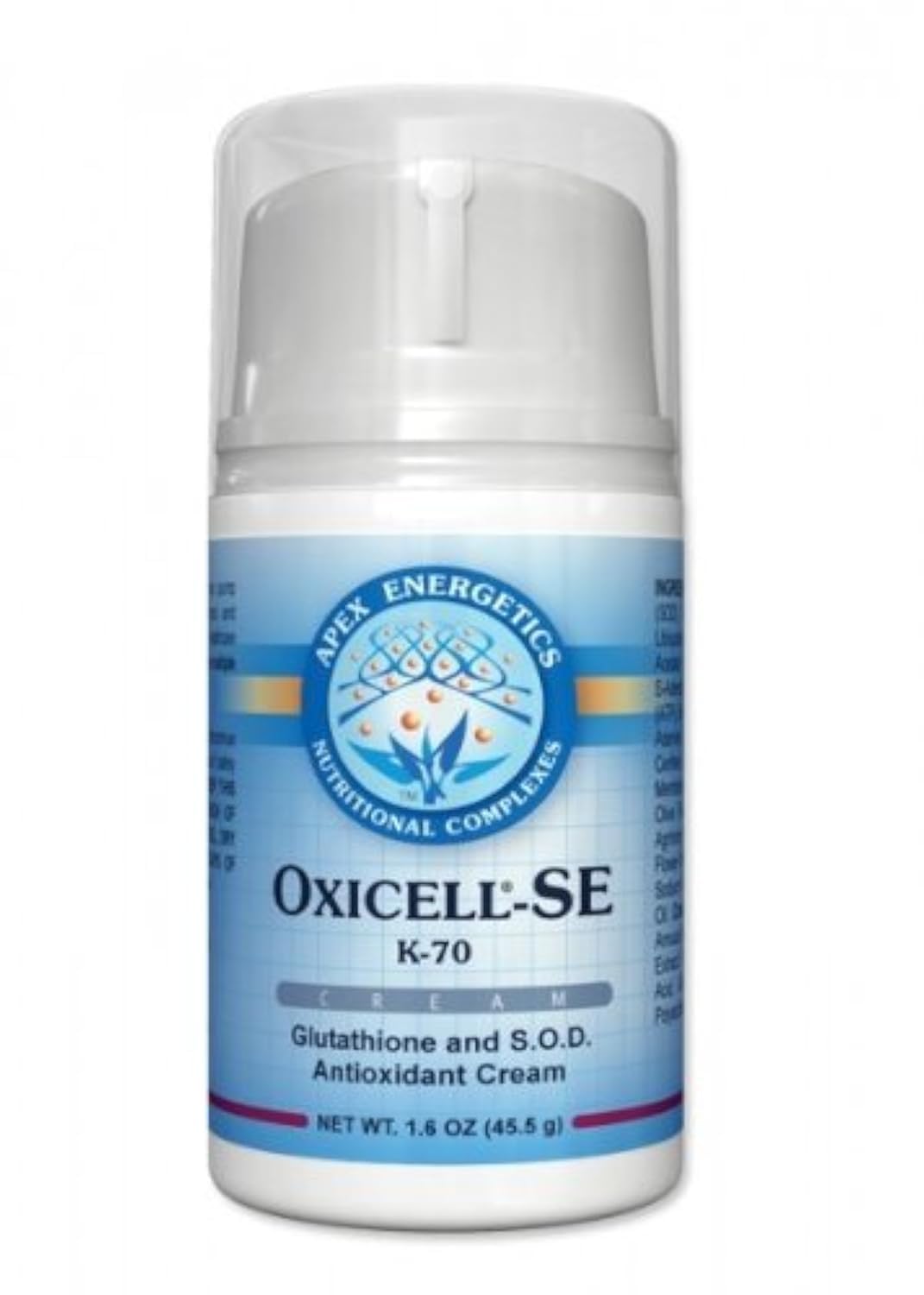 Apex Energetics Oxicell-SE crème antioxydants pour revitaliser la peau et soutenir les cellules