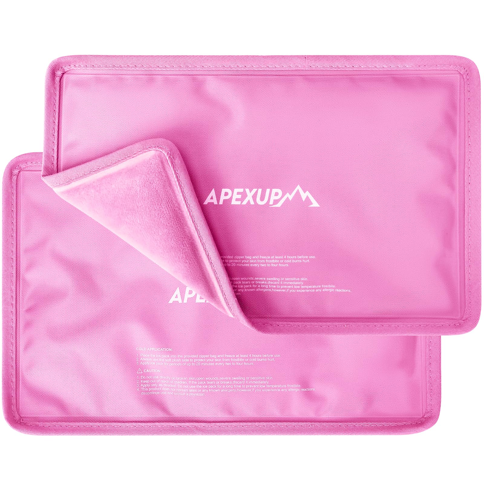 Apexup pack-gel-glace-double-scellage: refroidissement durable et sécurité accrue.