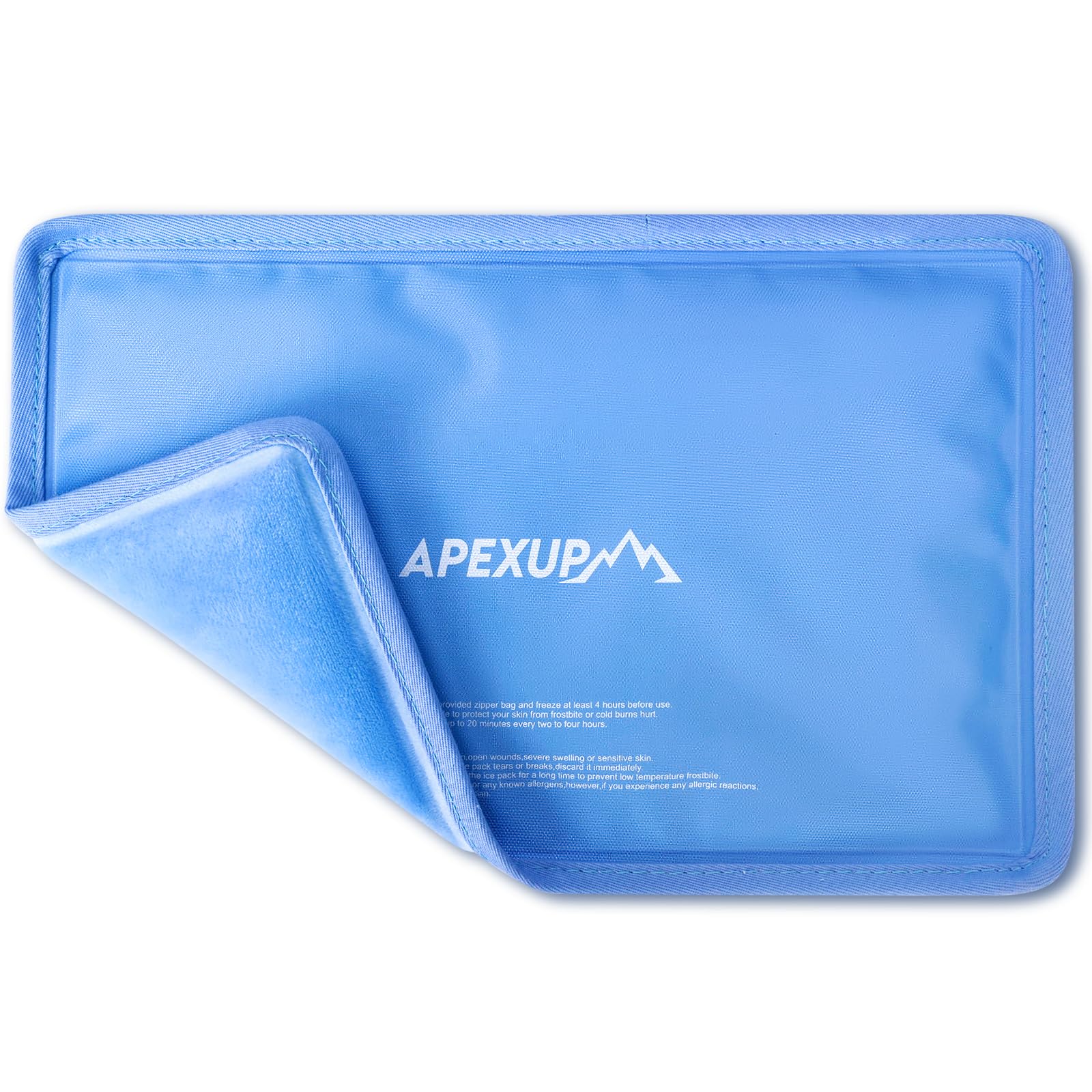 APEXUP pack gel glace genou : soulagement ciblé et réutilisable après activité