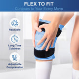 Compresse APEXUP utilisable sur genou, épaule, dos, jambes et bras.