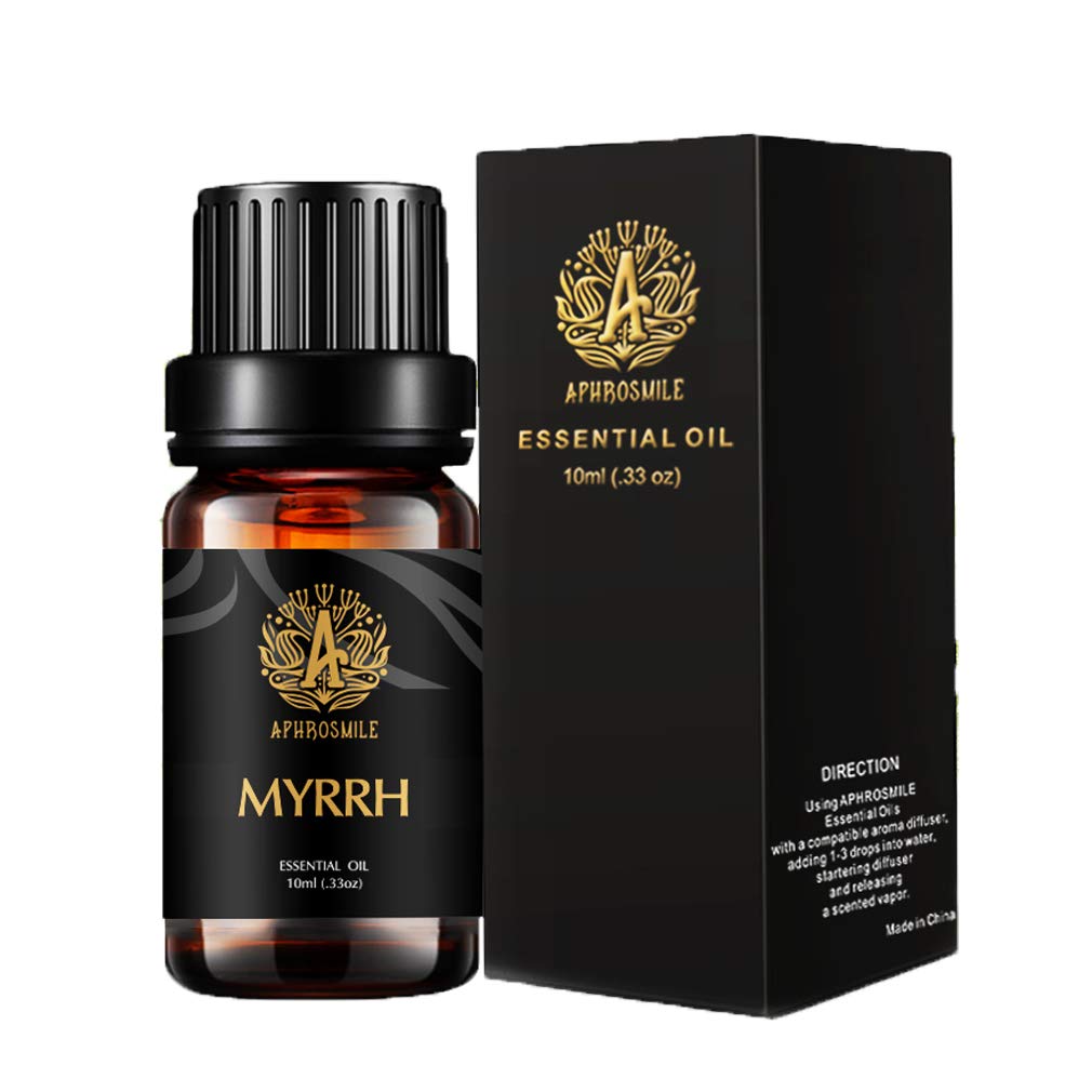 Aphrosmile Myrrhe, flacon 10 ml pour diffusion aromatique.