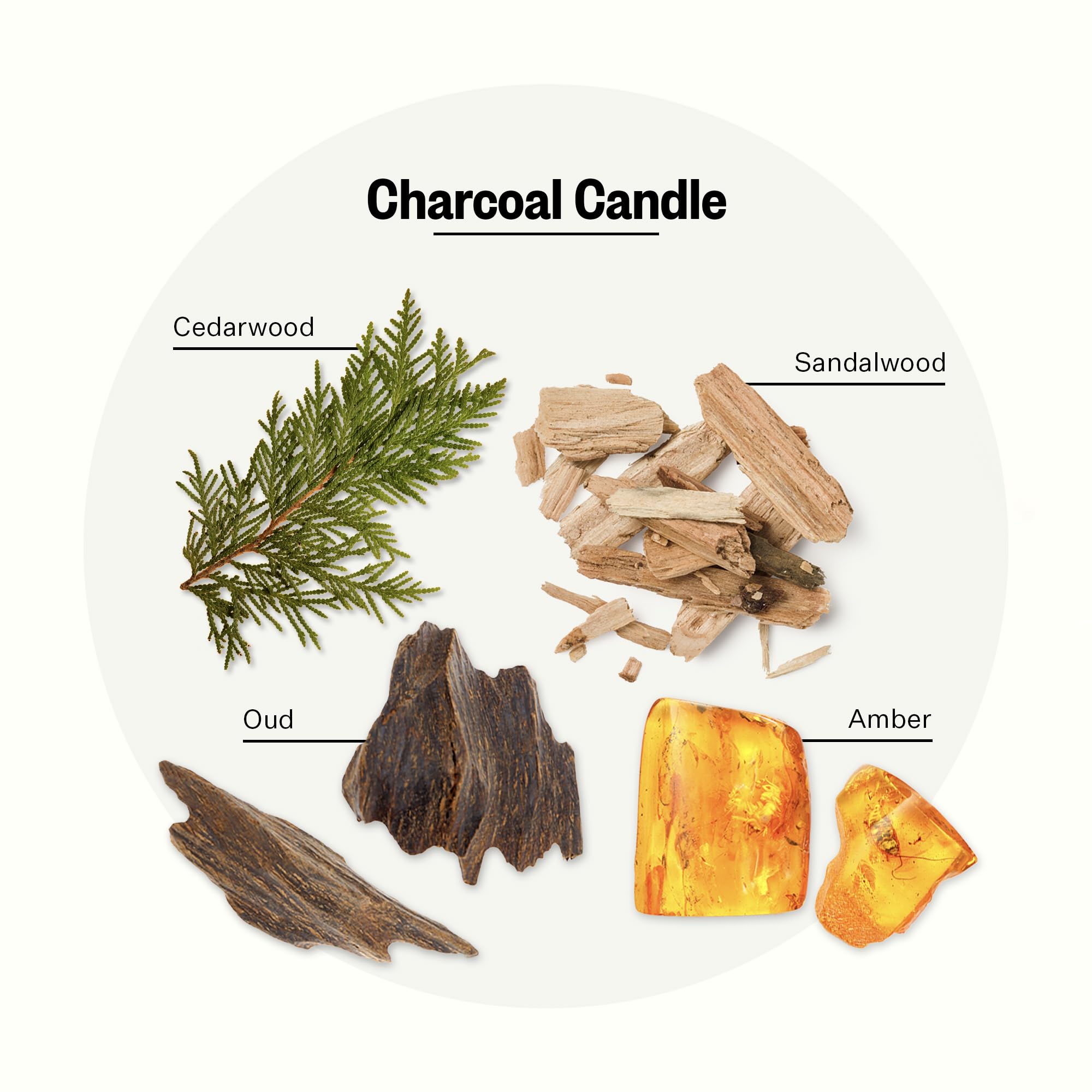 Bougie APOTHEKE Bois de cèdre et santal élégant