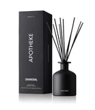 Diffuseur APOTHEKE Charbon avec bouteille 6,7 oz, parfum durable.