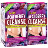Applied Nutrition Acai Cleanse bouteille ouverte avec des comprimés faciles à prendre