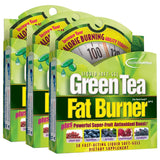 Applied Nutrition Green Tea Fat Burner pack 3 boîtes, format pratique pour une utilisation discrète.