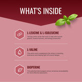 Approved Science BCAA - capsules pour absorption rapide et énergie pendant l'entraînement.
