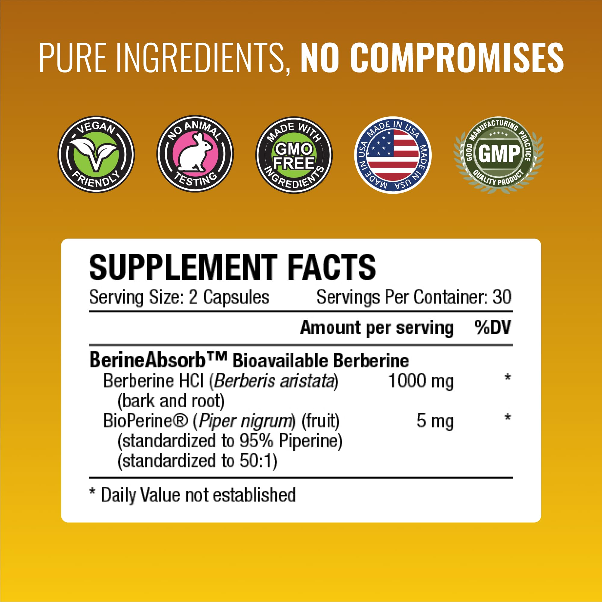 Approved Science Berberine 1000mg, mode-demploi: intégration facile dans votre journée.