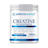 Approved Science Creatine Monohydrate – poudre pure prête à la récupération potentielle.