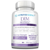 Approved Science DIM: bouteille de 60 capsules, soutien potentiel au métabolisme des œstrogènes