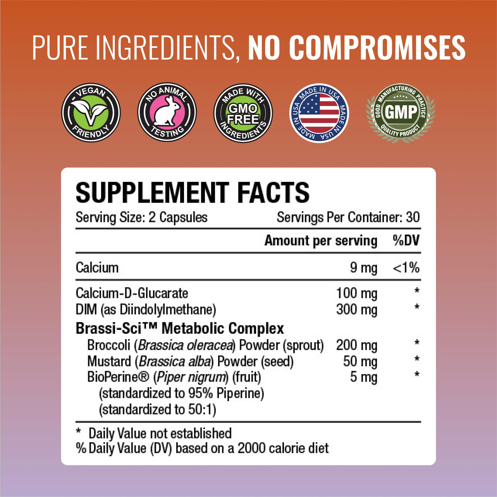 Approved Science DIM: Calcium D-Glucarate, soutien potentiel au métabolisme des œstrogènes