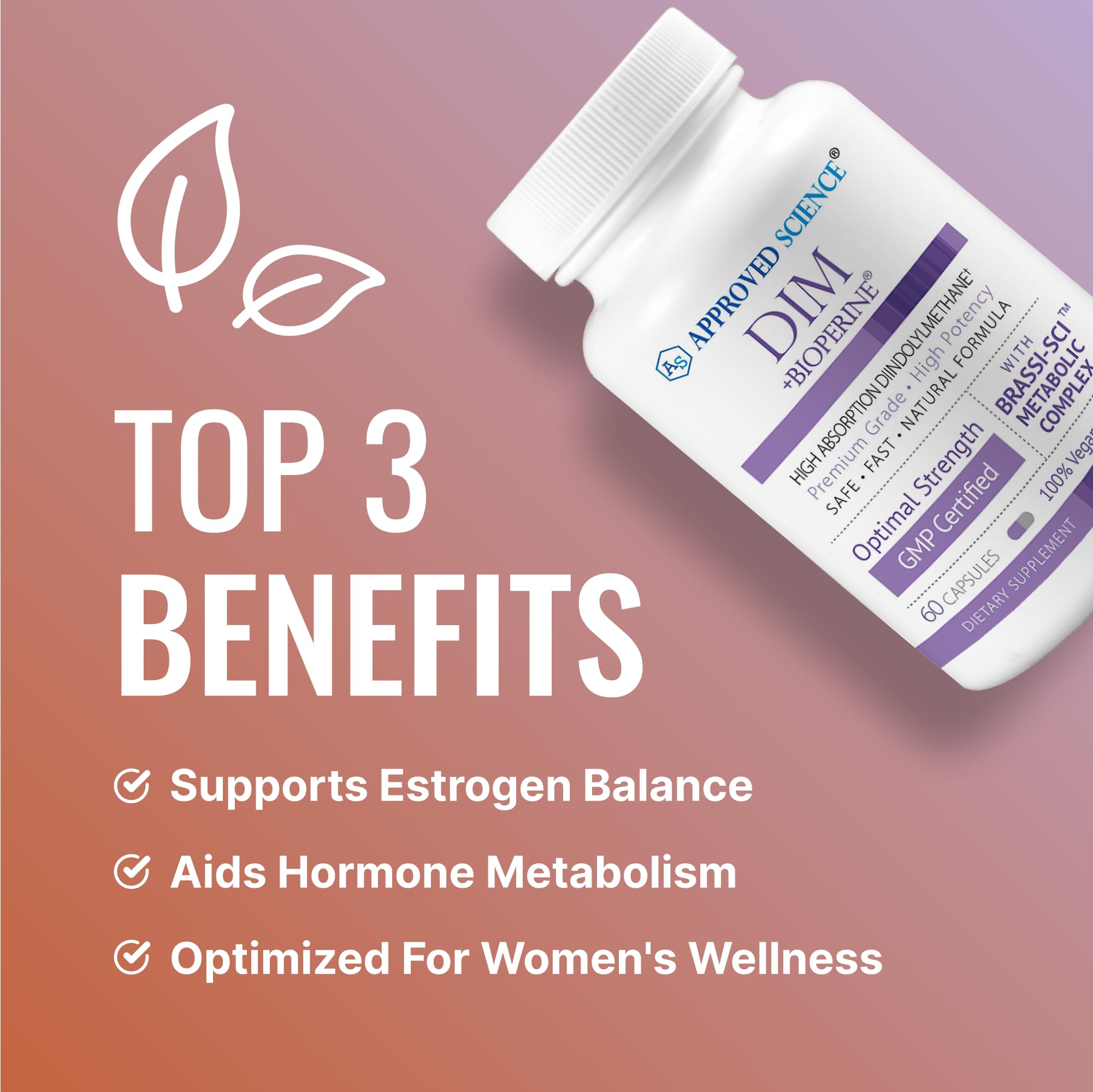 Approved Science DIM: complexe Brassi-Sci avec graines de moutarde, soutien potentiel du métabolisme