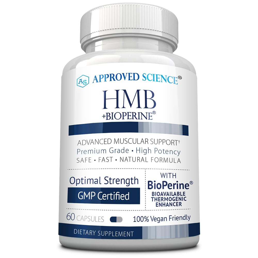 Approved Science HMB – bouteille 1500mg, soutien potentiel à la récupération lors de l'entraînement.