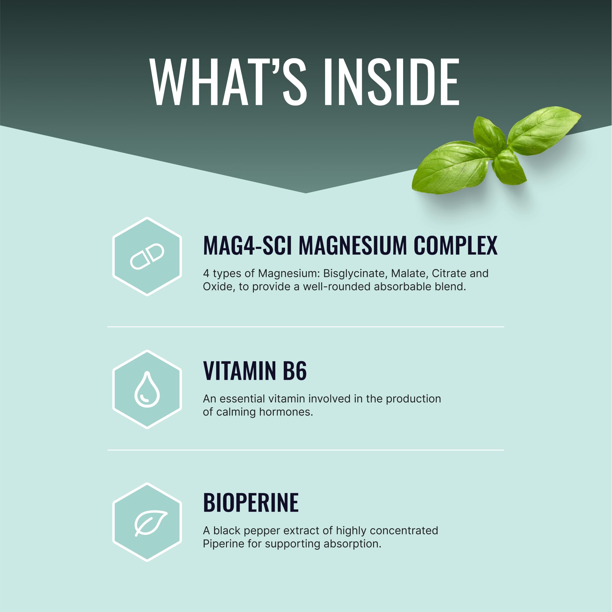 Approved Science Magnesium Complex, capsules faciles à avaler pour le quotidien