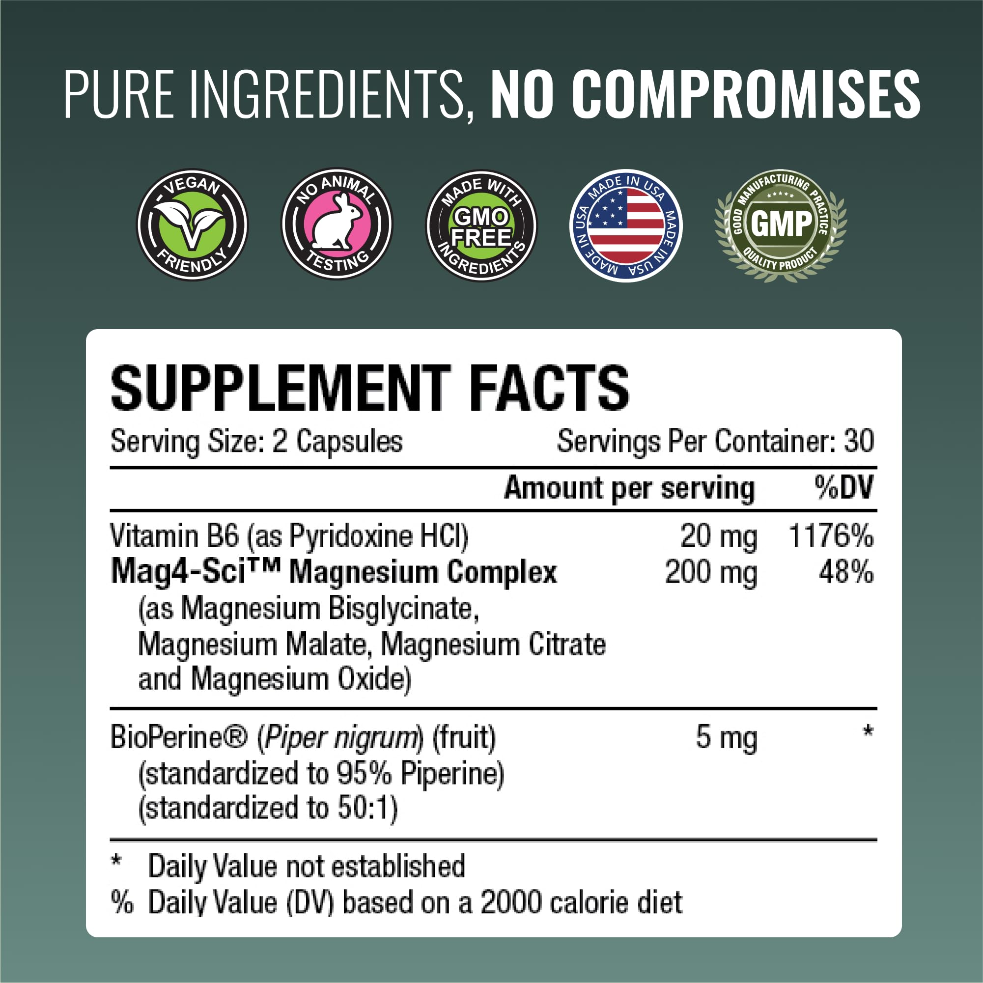 Approved Science Magnesium Complex, emballage clair facilitant la routine de supplémentation
