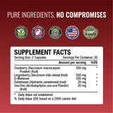 Approved Science Uritrac – Cranberry riche en antioxydants potentiels.