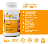 Apricot Power Super B-15, emballage: rangement simple pour accompagner les journées actives.