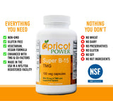 Apricot Power Super B-15, etiquette: informations claires pour une utilisation quotidienne.