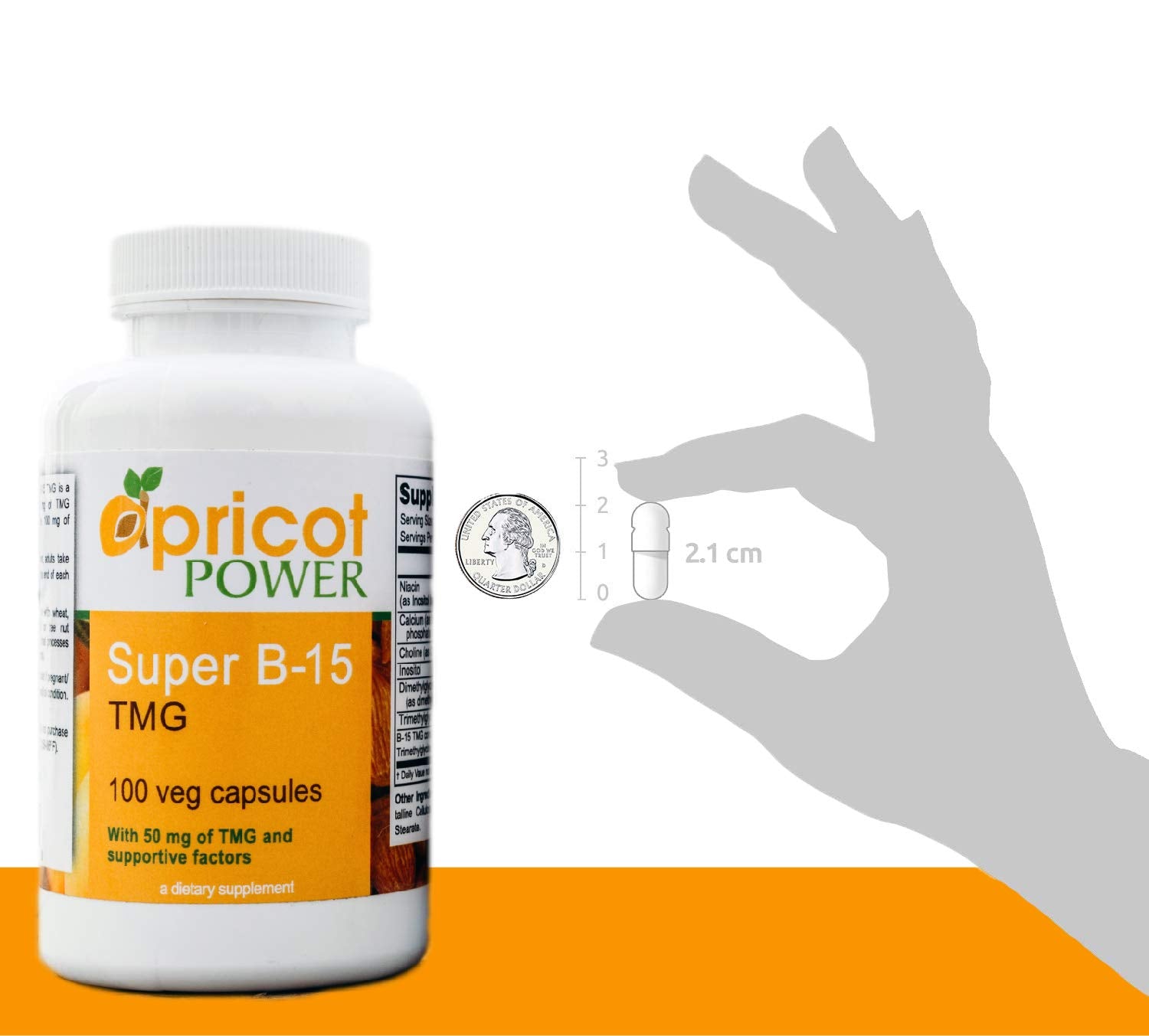 Apricot Power Super B-15, usage quotidien: peut soutenir énergie et concentration lors d'activités.
