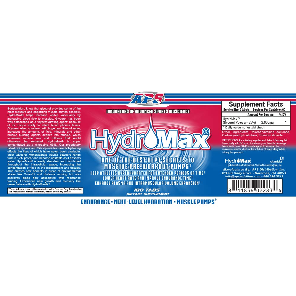 HydroMax APS Nutrition – durant l’effort, évoquant récupération et performance lors de séances.