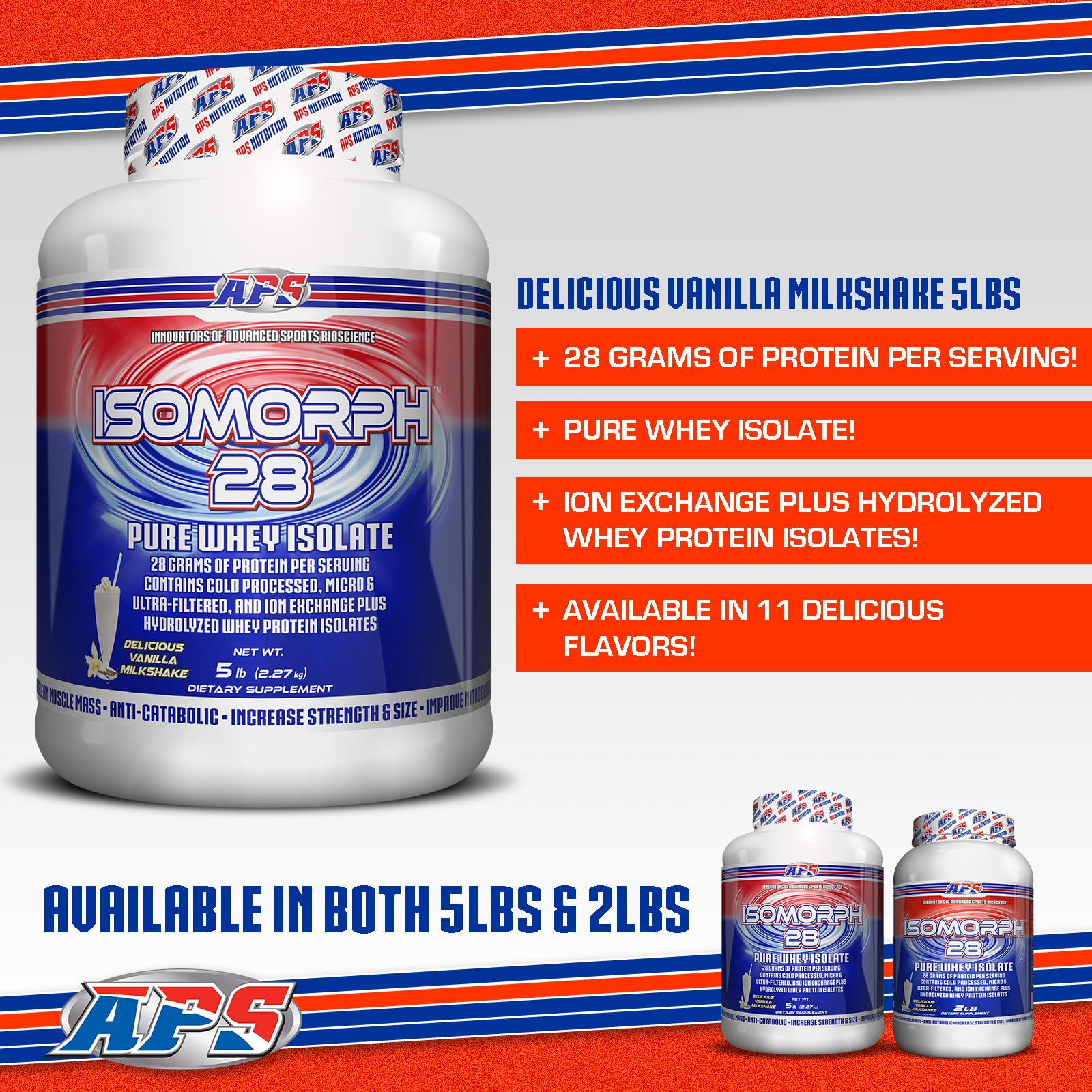 APS Nutrition Isomorph 28 – verre prêt à boire après l'entraînement.