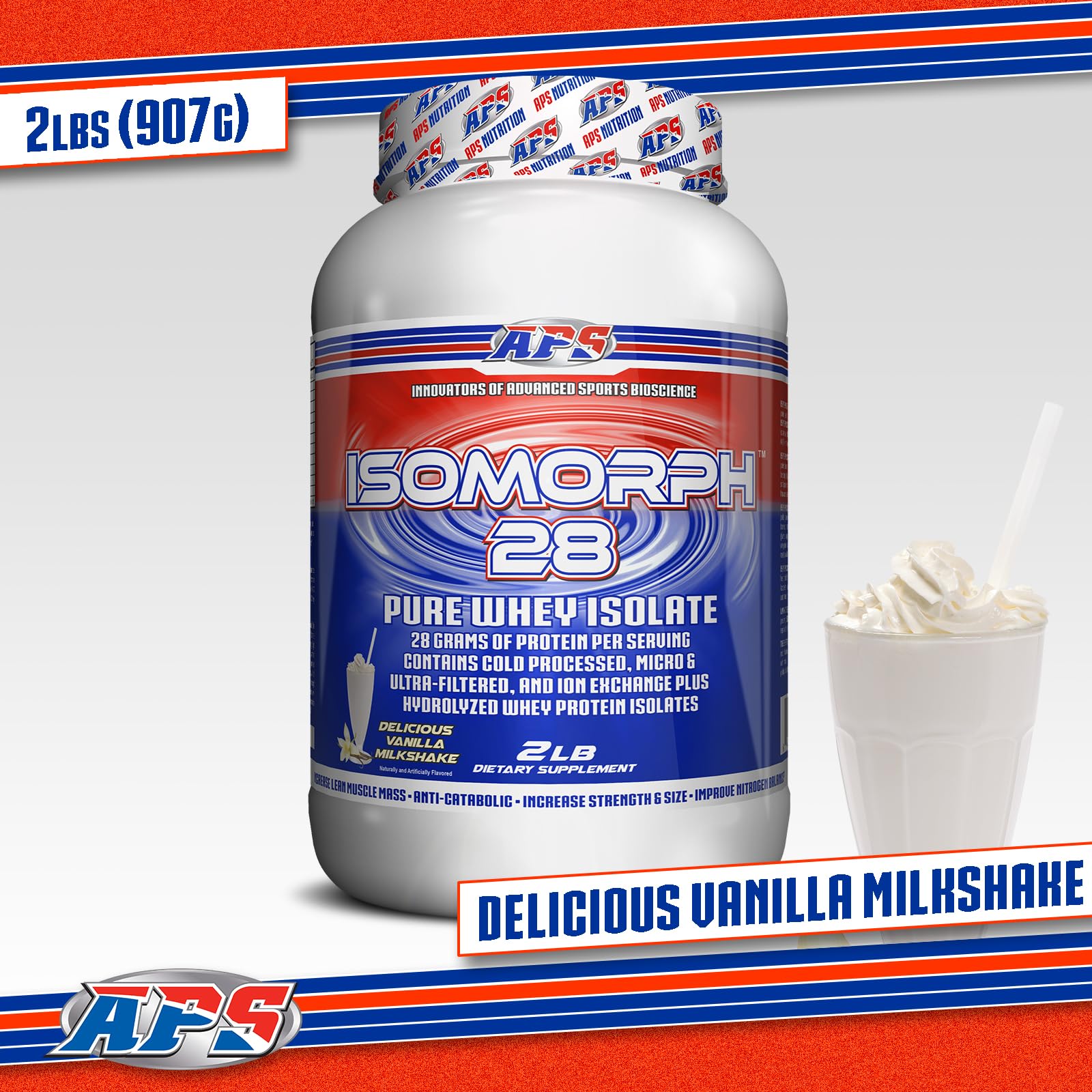 IsoMorph28 etiquette certifie BPF APS Nutrition, pureté et fraîcheur.