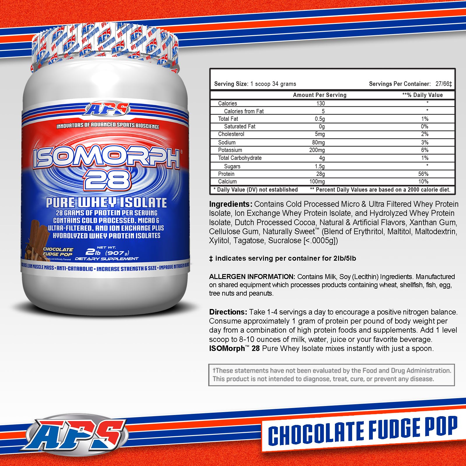 Isomorph 28, mélange protéine rapide, parfaite absorption après l’entraînement.
