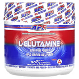 APS Nutrition L-Glutamine poudre 500 g, soutien récupération musculaire.