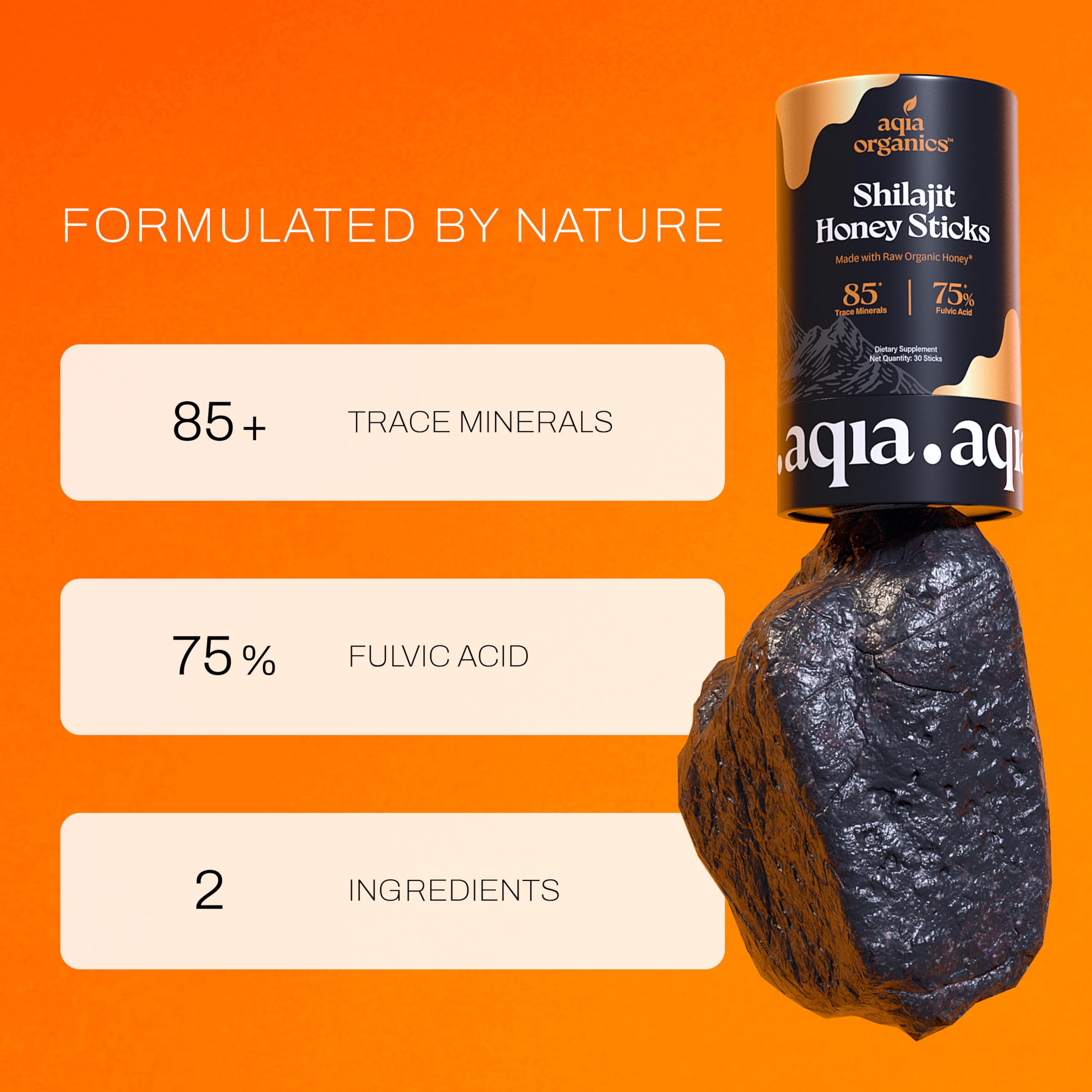Aqia Organics richesse en minéraux dans chaque stick.