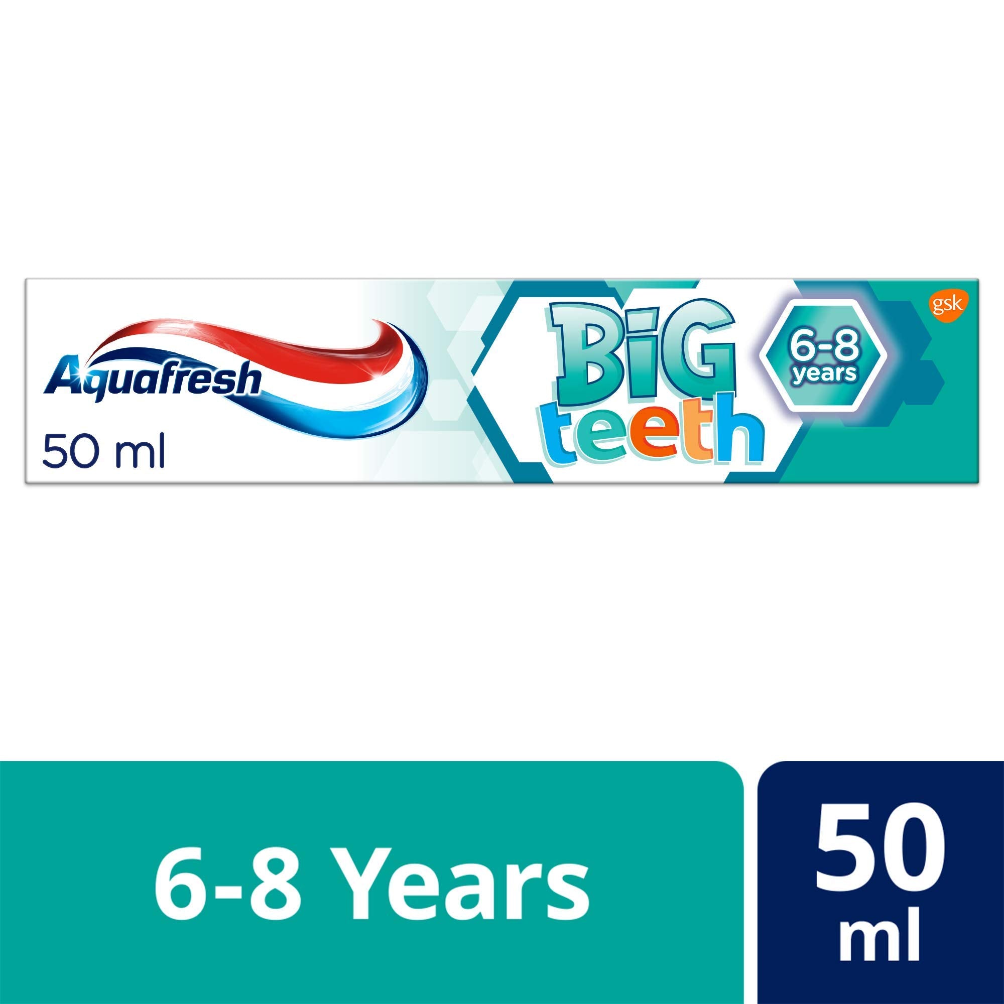 Aquafresh dentifrice enfant 6 ans – brossage quotidien simple et agréable.