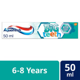 Aquafresh dentifrice enfant 6 ans – brossage quotidien simple et agréable.