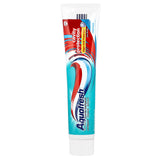 Aquafresh Protection Caries en tube menthe, sensation de propreté et fraîcheur.