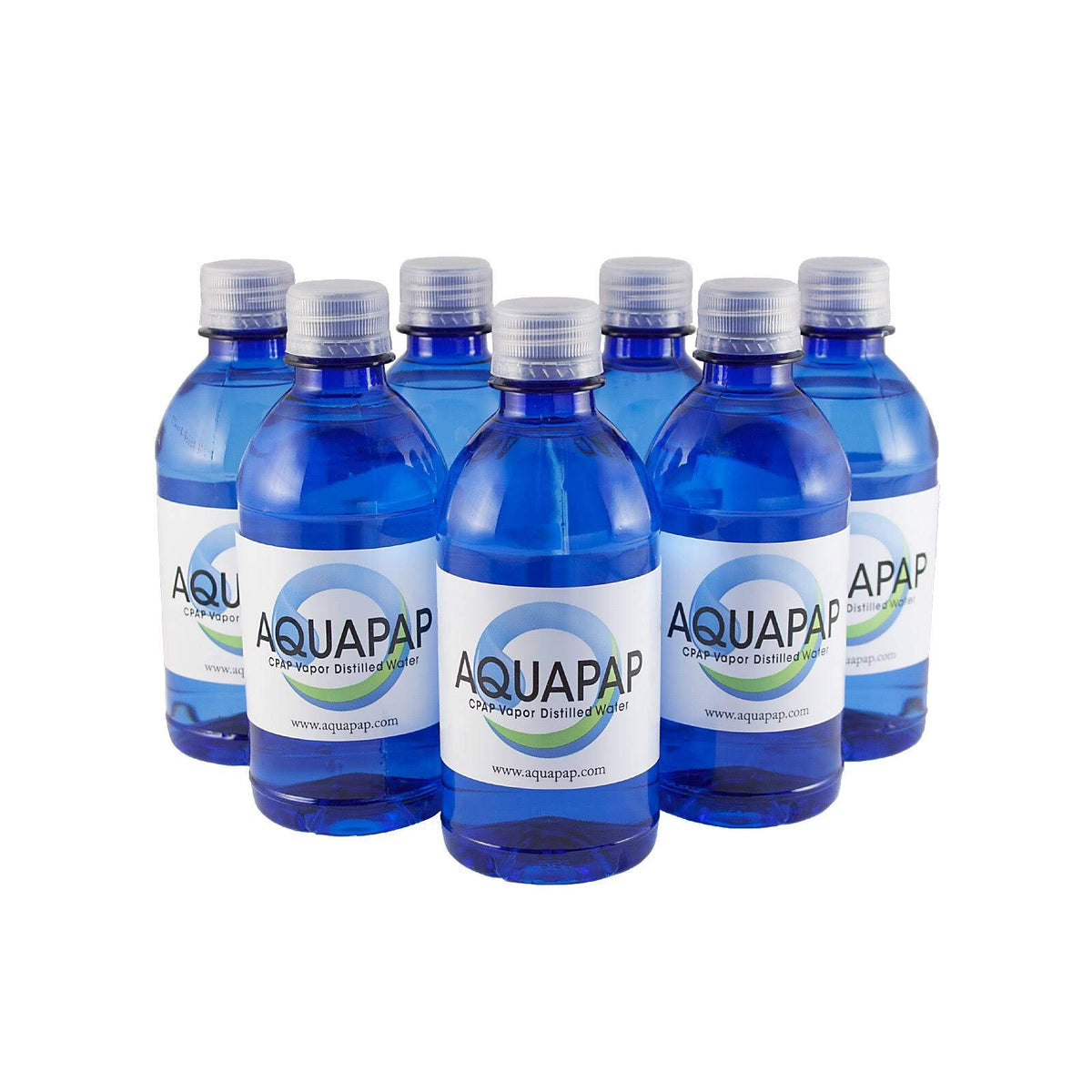 Aquapap: bouteille CPAP distillée 355 ml, eau pure adaptée à votre appareil.