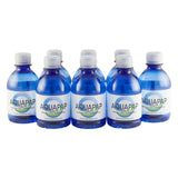 Bouteilles Aquapap d’eau distillée pour rinçage nasal quotidien, pratique.