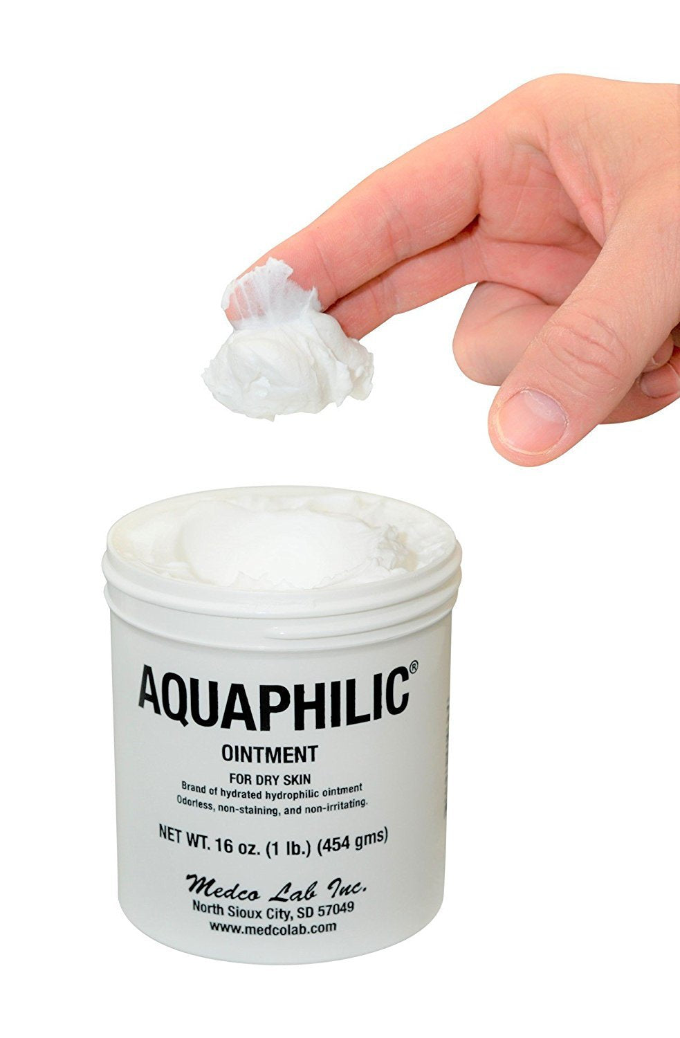 Pommade Aquaphilic pour talons fissurés, soulagement et hydratation.