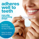 Aquasonic application-bandes-blanchiment-dents pose simple sur les dents pour éclaircissement.