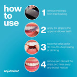 Aquasonic-etui-voyage-bandes-blanchiment-dents pratique pour déplacements.