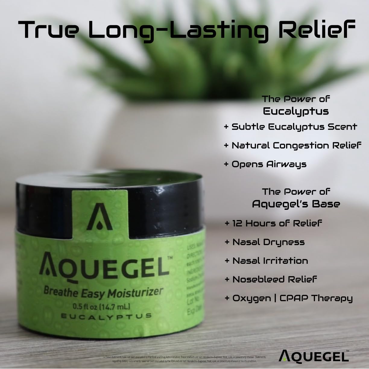 Base aqueuse d'Aquegel, solution légère et sûre pour le nez.