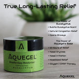 Base aqueuse d'Aquegel, solution légère et sûre pour le nez.
